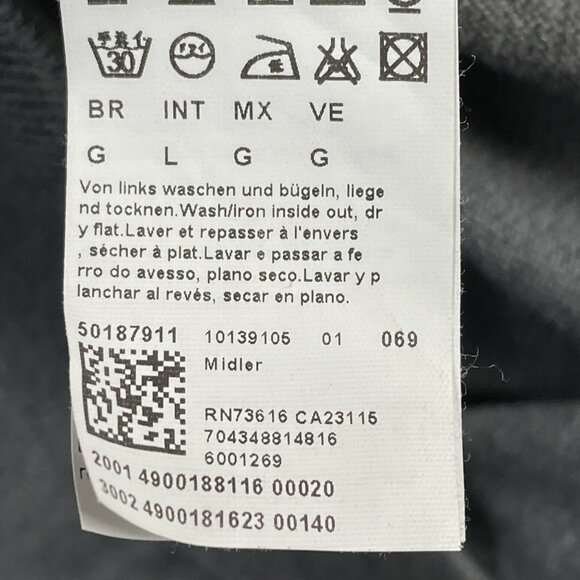 Hugo Boss Sweater Mens Large Grey Midler VNeck Regular Fit Pullover - Picture 8 of 9